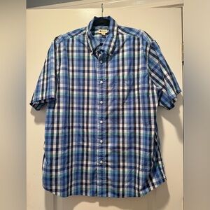 Men’s Haggar Blue Casual Botton Down